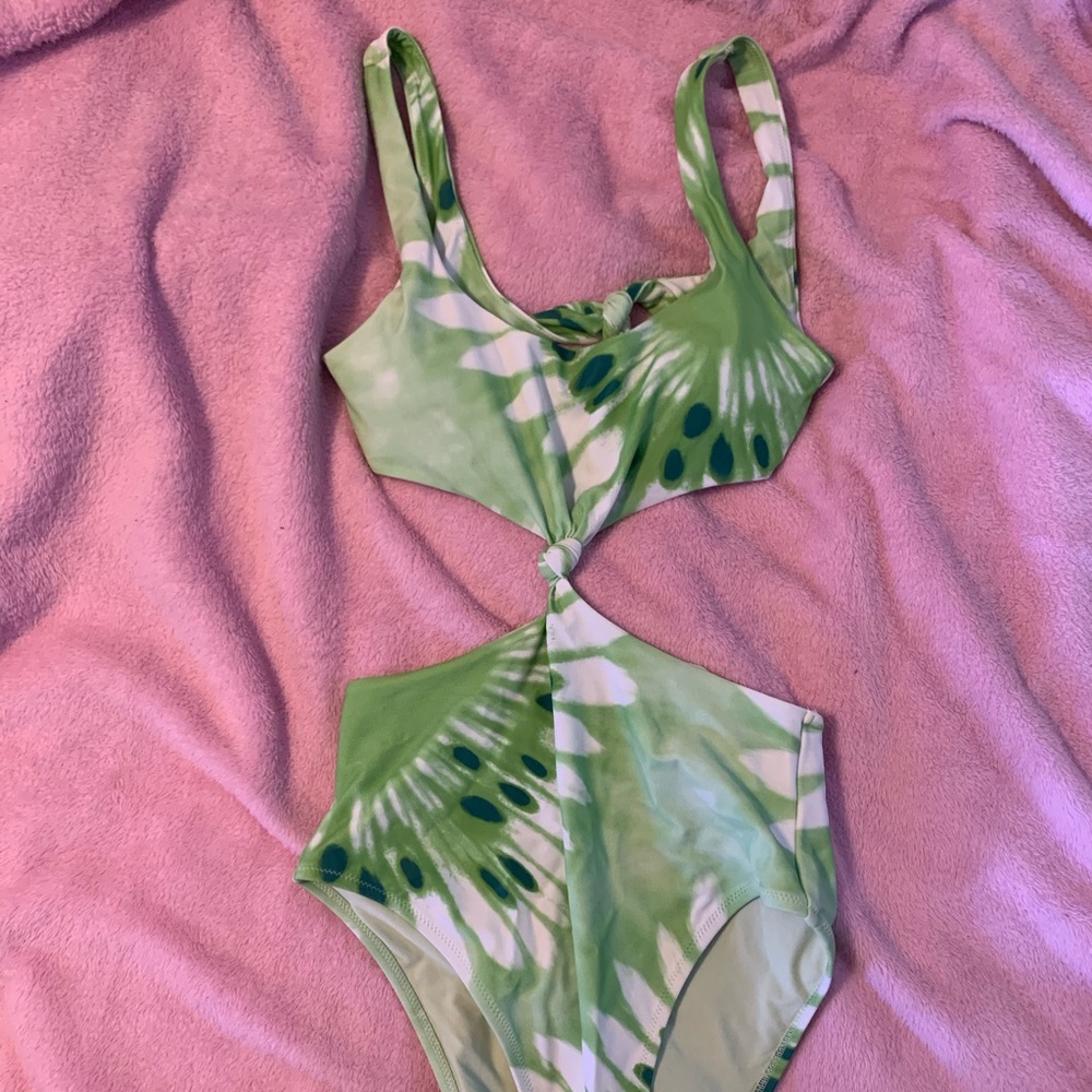 Green Aerie one piece swimsuit